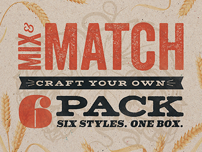 Mix & Match Program - Opt01 beer craft match mix packaging