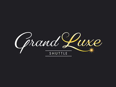 Grand Luxe Shuttle branding design grand identity illustration lettering logo luxe shuttle transit transportation type typography