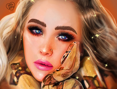 Natalina MUA adobe photoshop art artist artwork character design design digital art fun illustration portrait