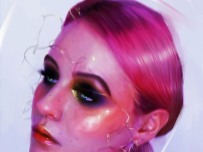 Britney adobe photoshop art artist artwork design digital art fun illustration pink portrait
