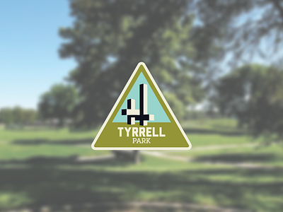 Tyrrell Park badge illustration parks sculpture