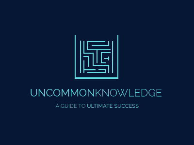 Uncommon Knowledge Brand brand business design identity ixdbelfast maze uncommon uncommon knowledge