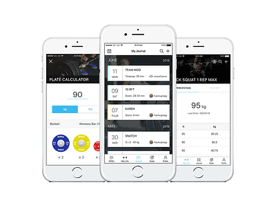 WRKit UI app design fitness health and fitness ixdbelfast journal app ui ui design ux workout app