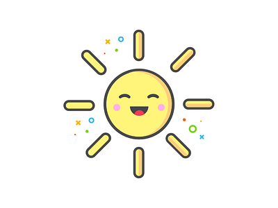 Sunshine character design illustration ixdbelfast sketch sun weather