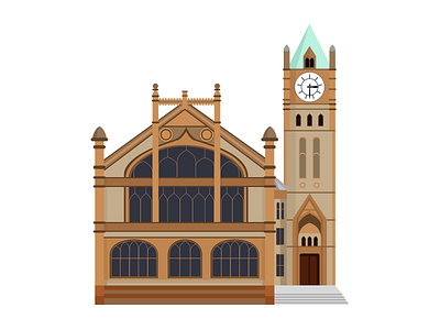 Guild Hall Illustration