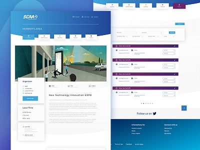 UI — 5GAA design menu homepage landing layout wip mastercard web page ui ux web design website flat