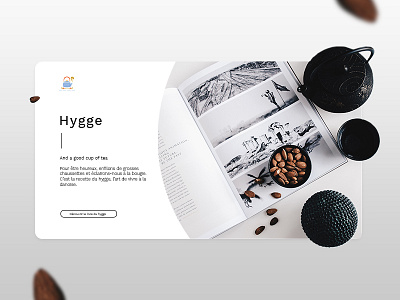 UI — Landing page clean hygge interface ui ux user experience web design website interface