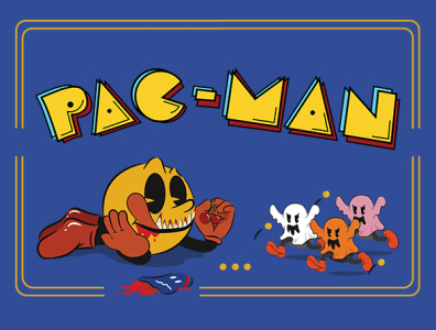 pacman killer baby ghost T-Shirt