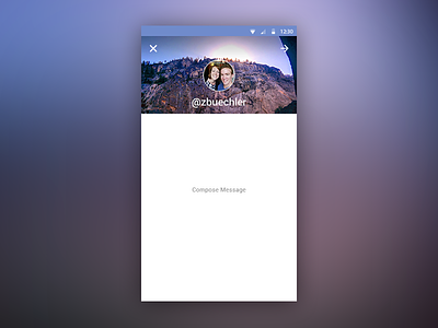 Simple Compose Screen android android l compose design l material material design message send