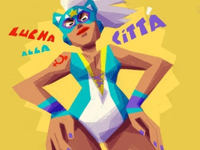 Lucha alla Città activism animation character design editorial illustration illustration