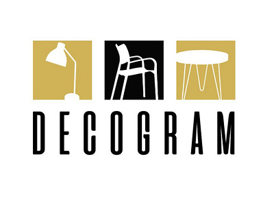 Logo Design branding design forniture logo typography vector