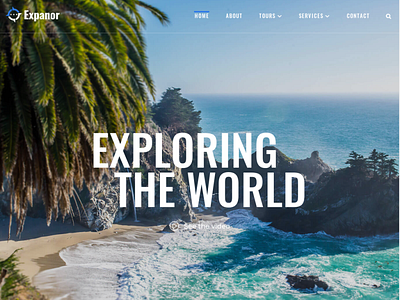 Travel Agency Multipurpose WordPress Theme - Expanor