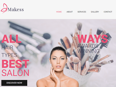 Makess - Beauty Salon WordPress Theme beaty salon blog design design elementor elementor templates hair salon website template wordpress design wordpress designs wordpress theme