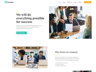 Guardan - Law Services WordPress Theme