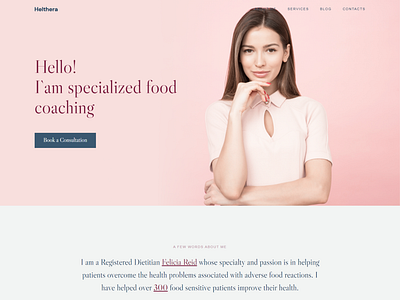 Healthera - Certified Nutritionist WordPress Theme