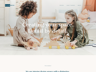 PlainDeco - Interior Design WordPress Theme