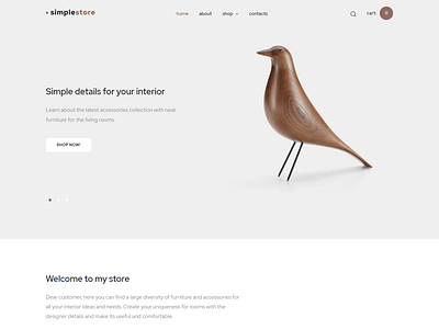 Home decor WordPress theme - SimpleStore