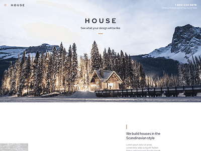 Modern And Minimalistic Construction Project Website - House architecture theme architecture website blog design design elementor elementor templates wordpress design wordpress theme wordpress themes