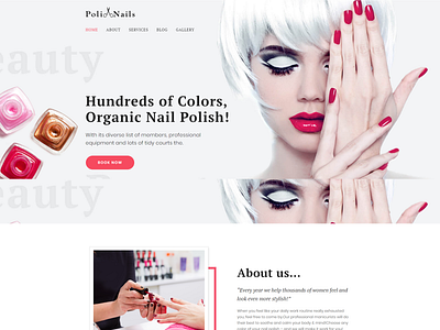 Nail Salon with Great Widgets and Elementor - Poli Nails