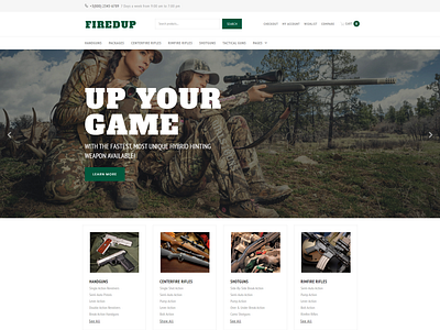 Strong Gun Store WordPress Theme - Firedup design elementor elementor templates woocommerce theme wordpress design wordpress theme wordpress themes