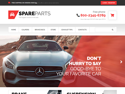 Car Parts Store WooCommerce Theme - SpareParts branding business design elementor elementor templates woocommerce theme wordpress design wordpress theme wordpress themes