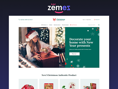 Christmas WooCommerce Theme - Christmon design elementor elementor templates themes website template wordpress designs wordpress theme