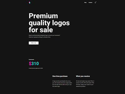 Creative Logo Design Shop WooCommerce Theme - Logoster