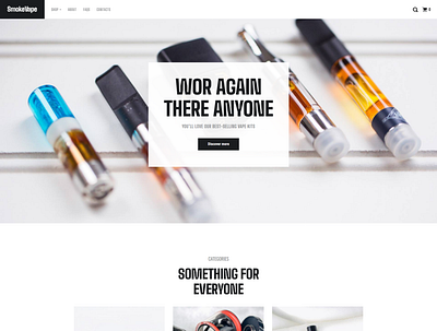 Vape Shop eCommerce Websites WooCommerce Theme - SmokeVape design elementor elementor templates themes website template wordpress design wordpress designs wordpress theme wordpress themes