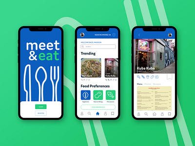 Meet & Eat App Design