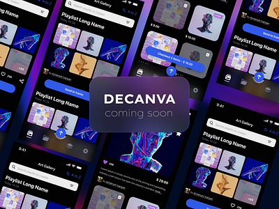 DeCanva -Digital NFT Frame branding dashboard design design nft ui ux web website