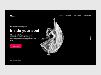 Dribbble Shot HD Dance design ui