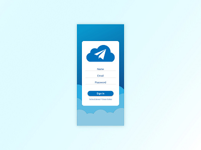 EmailCloud ui app design logo ui ux vector web