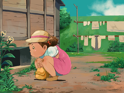 Fanart My Neighbour Totoro from Studio Ghibli
