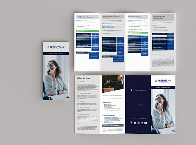 Bank Brochure banking brochure brochure design finance tulsa