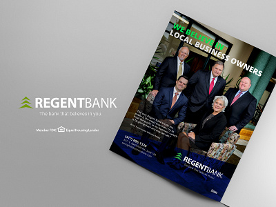Magazine Article - Regent Bank banking magazine magazine ad springfield tulsa