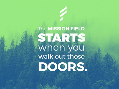 Our Mission Field church ministry missions worship graphics