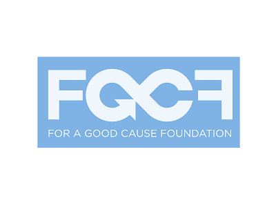 For a Good Cause Foundation Logo charity infinity logo minimal