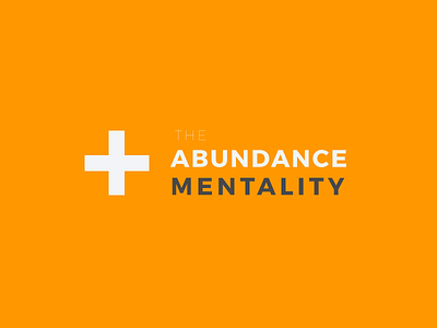 The Abundance Mentality Book Cover book cover art cross plus