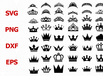 queen crown illustration vector