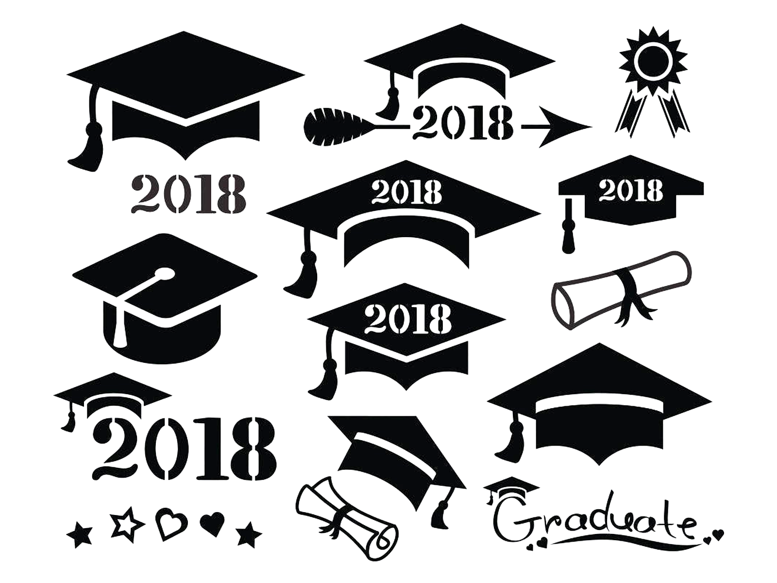 Download Graduation Cap Svg Bundle Graduate Svg By Baba Donal On Dribbble PSD Mockup Templates