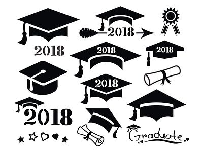 Graduation Cap Svg Bundle Graduate Svg By Baba Donal On Dribbble