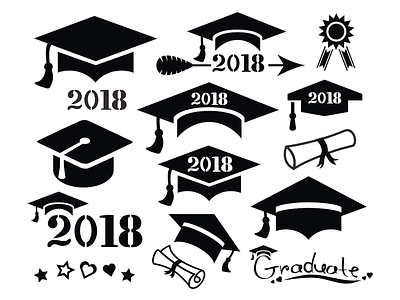 graduation cap svg bundle, graduate svg clipart cut file graduate svg graduation cap svg bundle graduation hat svg monogram