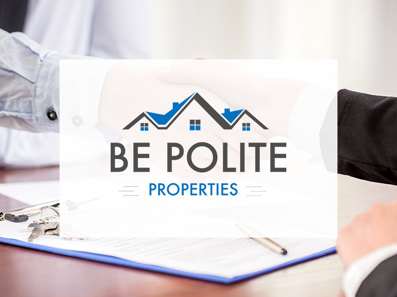 Be Polite Properties - Logo Design investment real estate design logo