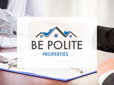 Be Polite Properties - Logo Design design investment logo real estate