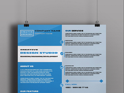 Clean Corporate Flyer/Poster Design art cover design design facebook banner facebook cover graphic design illustration logo motion photography