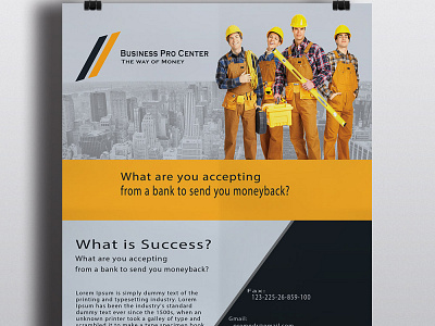 Business Professional Flyer/Poster Design