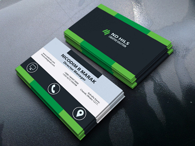 Simple Business Card Design by Nicodim Rema on Dribbble