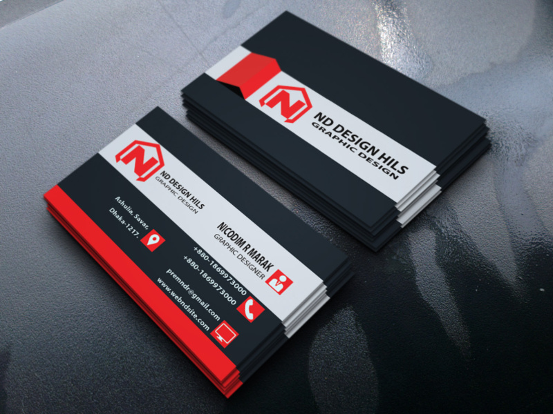 standard visiting card