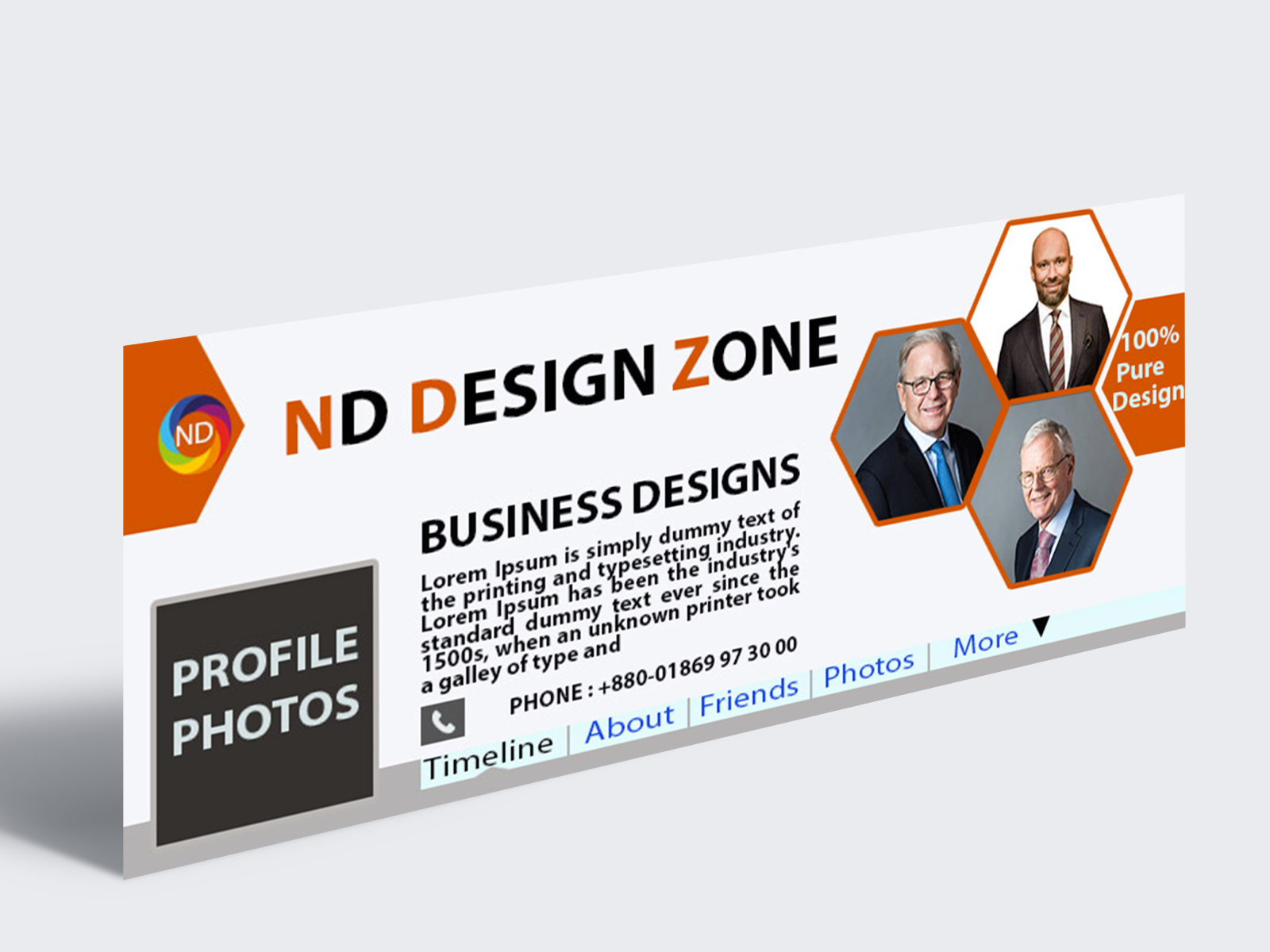 Business Facebook Cover Header Banner Design By Nicodim Rema On
