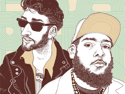 Chromeo chromeo illustration portrait